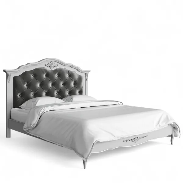 Кровать с мягким изголовьем 160*200