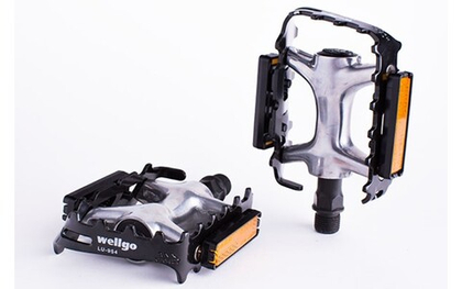 Велосипедные педали wellgo, модель lu-954