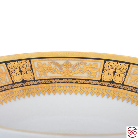 Набор салатников Falkenporzellan Diadem Black Creme Gold 19см (6 шт)