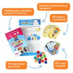 Игра настольная развивающая "Этажики", 108 карточек, БАНДА УМНИКОВ, УМ040