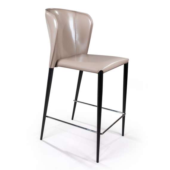 Полубарный стул Albert кожа капучино