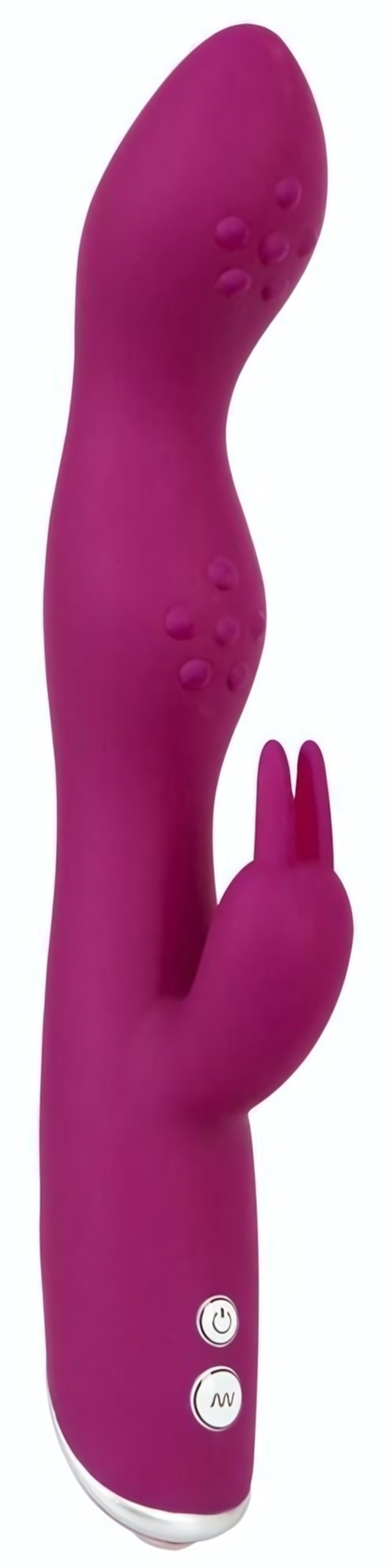 Фиолетовый вибратор A & G-Spot Rabbit Vibrator для стимуляции зон G и A - 23,6 см. (Цвет: фиолетовый)