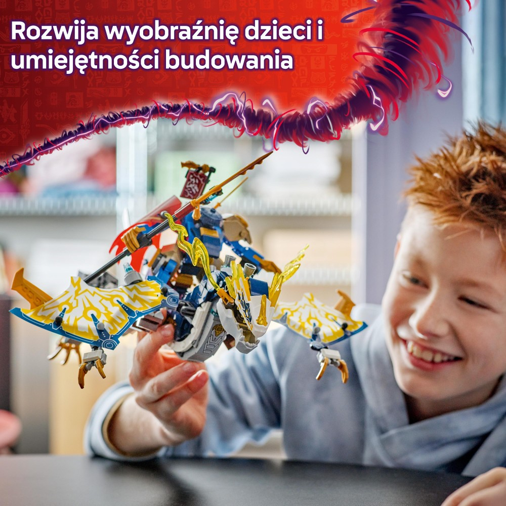 Конструктор LEGO Ninjago 71843 Дракон-мех Рога — фото 9