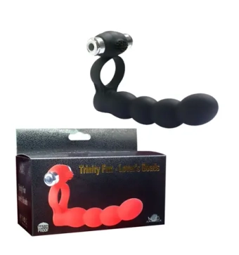 Вибронасадка для двойного проникновения Trinity Fun