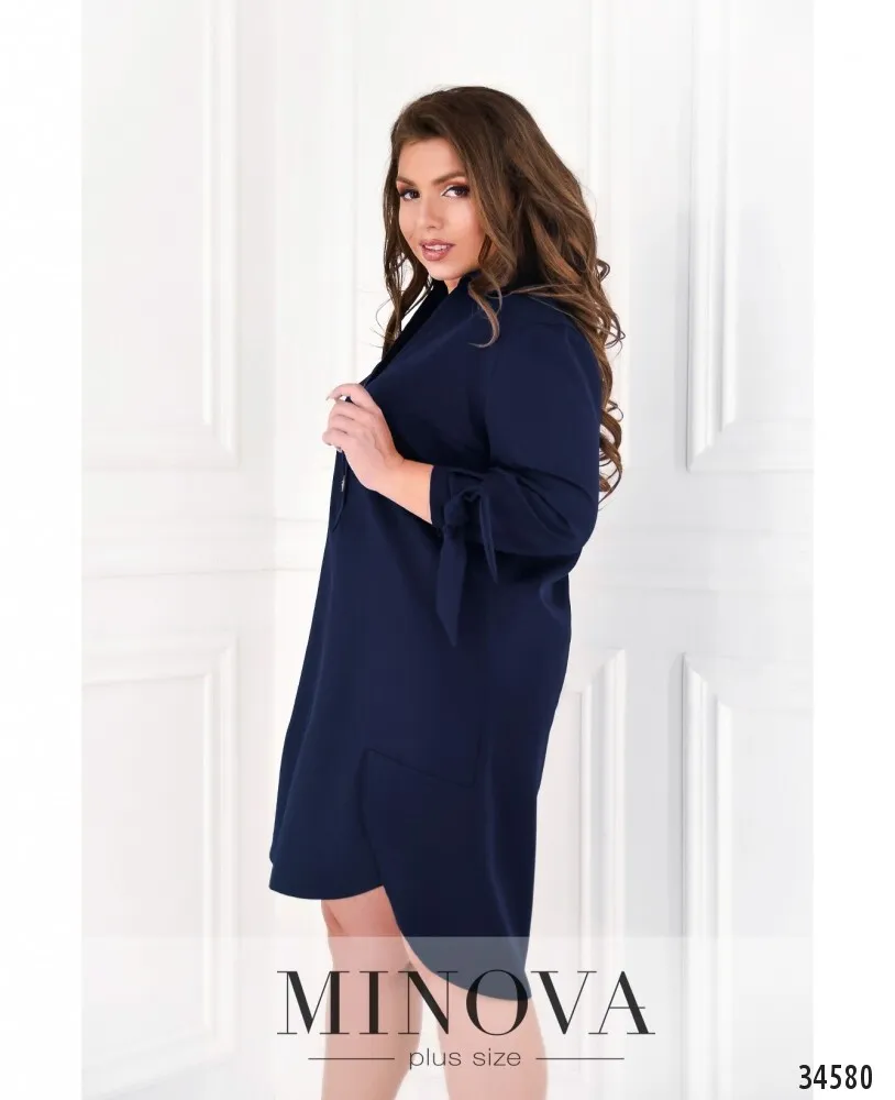 Платье 3127Б-синий Minova