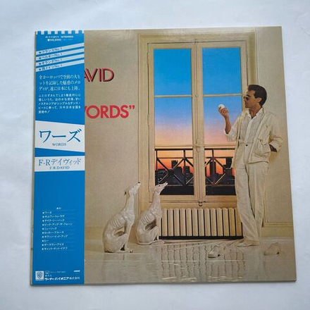 Винтажная виниловая пластинка LP F.R. David Words (Япония 1983) (Оби)