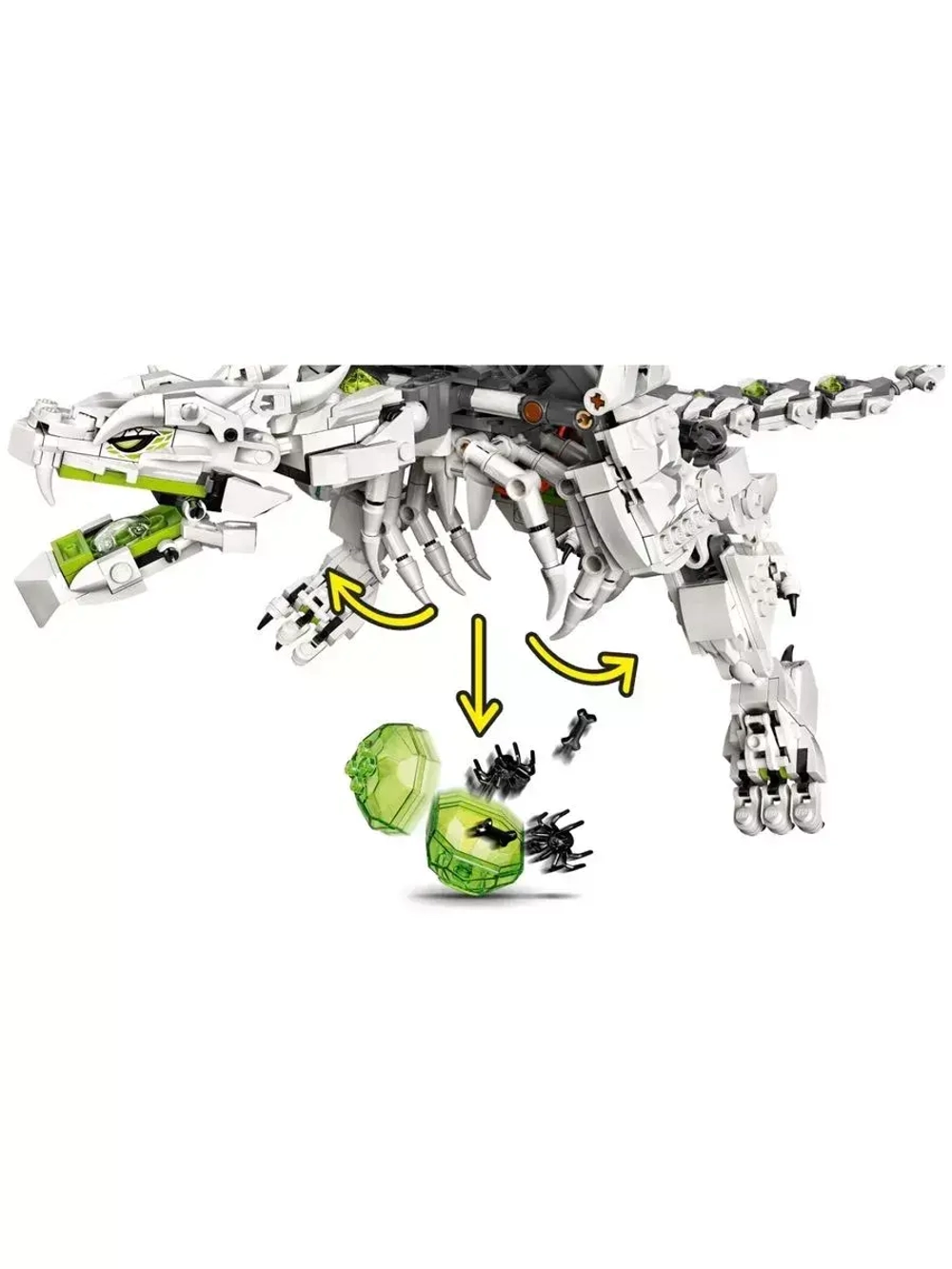 Конструктор Ниндзя Дракон чародея-скелета 1193 детали