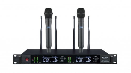 LS-Q7-2M Двухканальная вокальная радиосистема, 2 ручных передатчика, LAudio