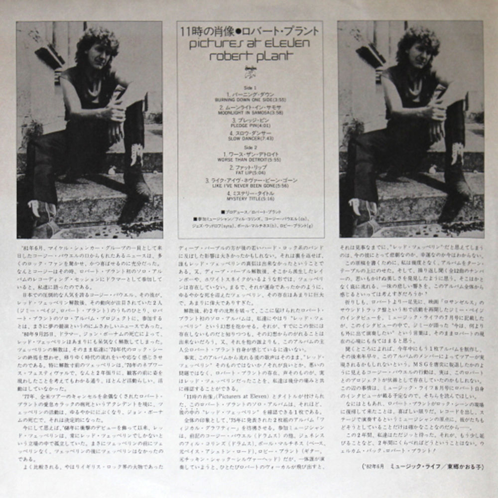 Robert Plant / Pictures At Eleven (LP)