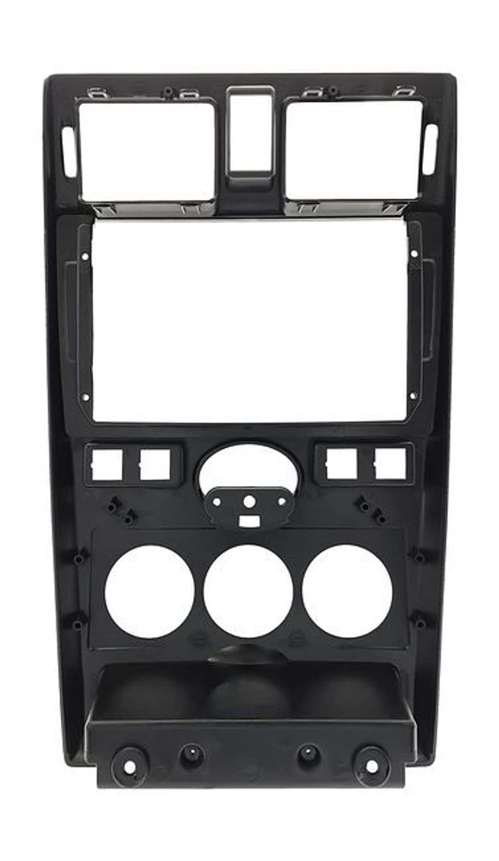9" рамка Lada Priora 2007-2014, черная глянцевая MFB дисплей