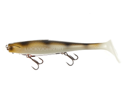 Набор Виброхвост + стингер LJ 3D Series Kubira Swim Shad 9" (22,8 см), цвет PG28, 1 шт.