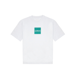 Футболка Uniform boxlogo reflective мятный