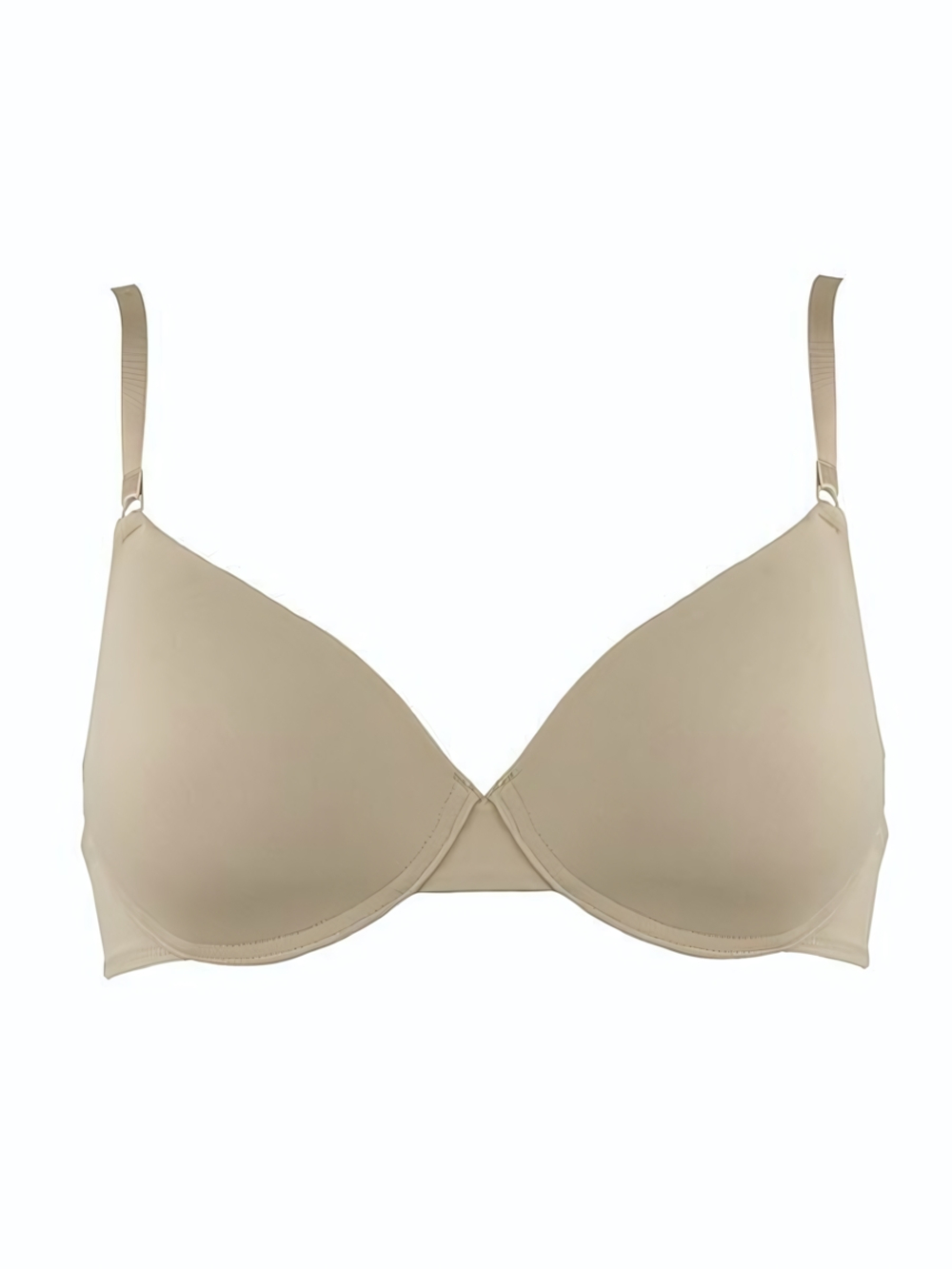 Бюстгальтер с формованными уплотненными чашечками (Размер: 3C) (Цвет: телесный)
