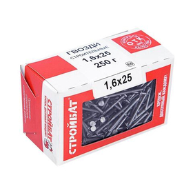 Гвозди строительные 1,6x25 (0,25 кг)