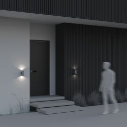 Уличный светильник на стену Maytoni Bowery O574WL-02GR