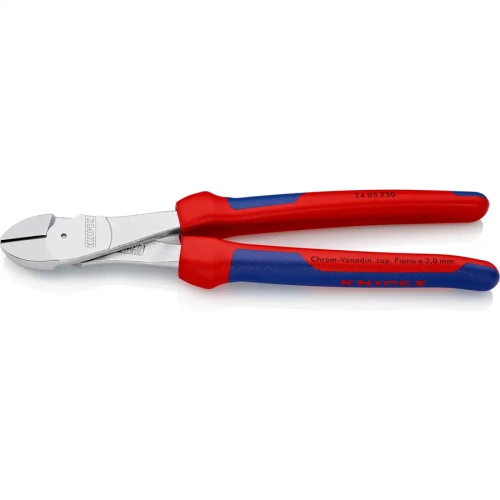Кусачки боковые особой мощности хромированные 250 мм Knipex 74 05 250