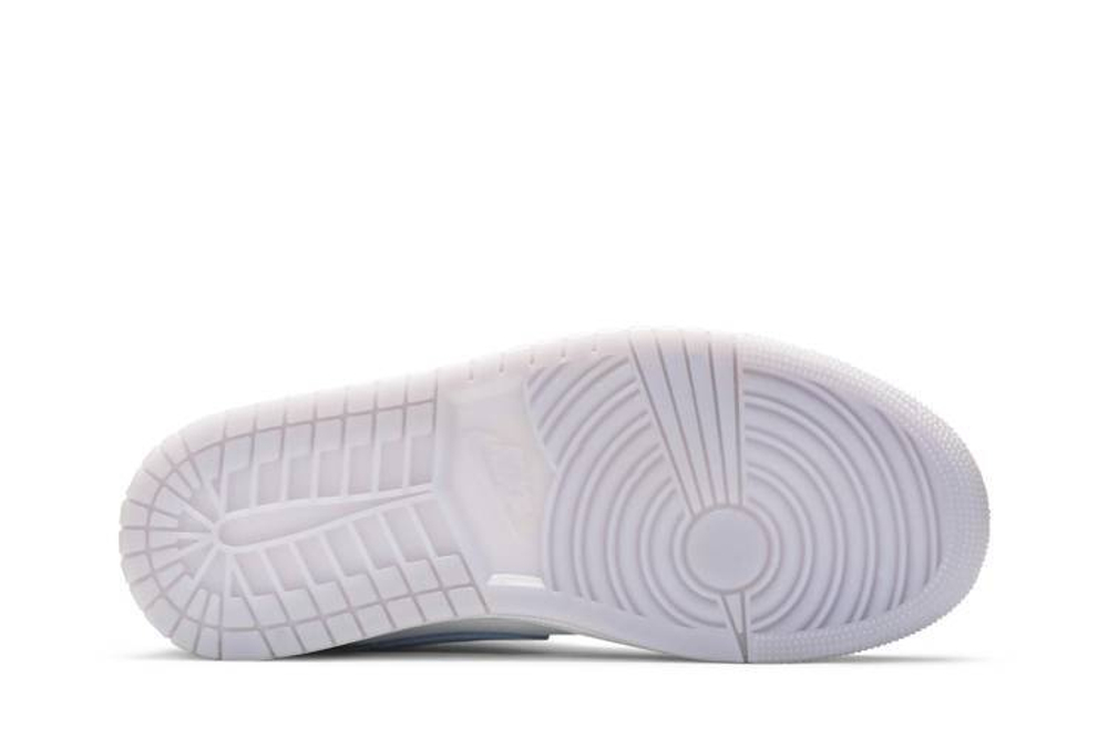 Кроссовки Jordan Air Jordan 1 Mid "Wolf Grey" Dior (Женская размерная сетка)
