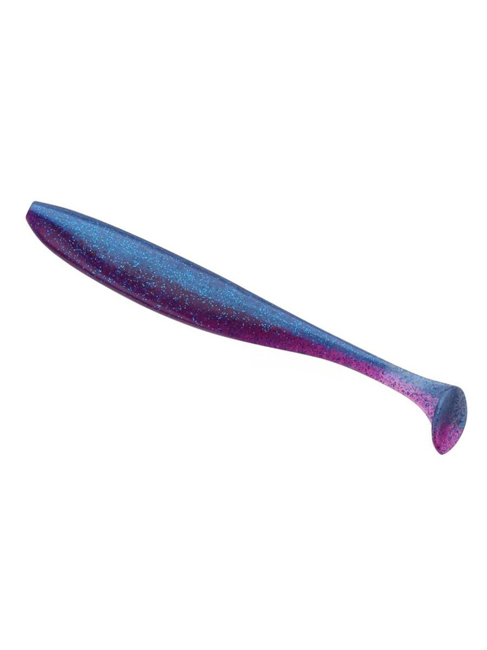 Приманка силиконовая Keitech Easy Shiner 4" PAL #01 Chartreuse Red Flake, 3 упаковки по 7 штук