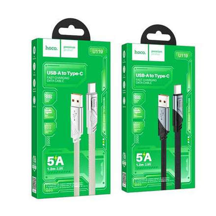 Кабель для зарядки Hoco U119 5A 1.2m