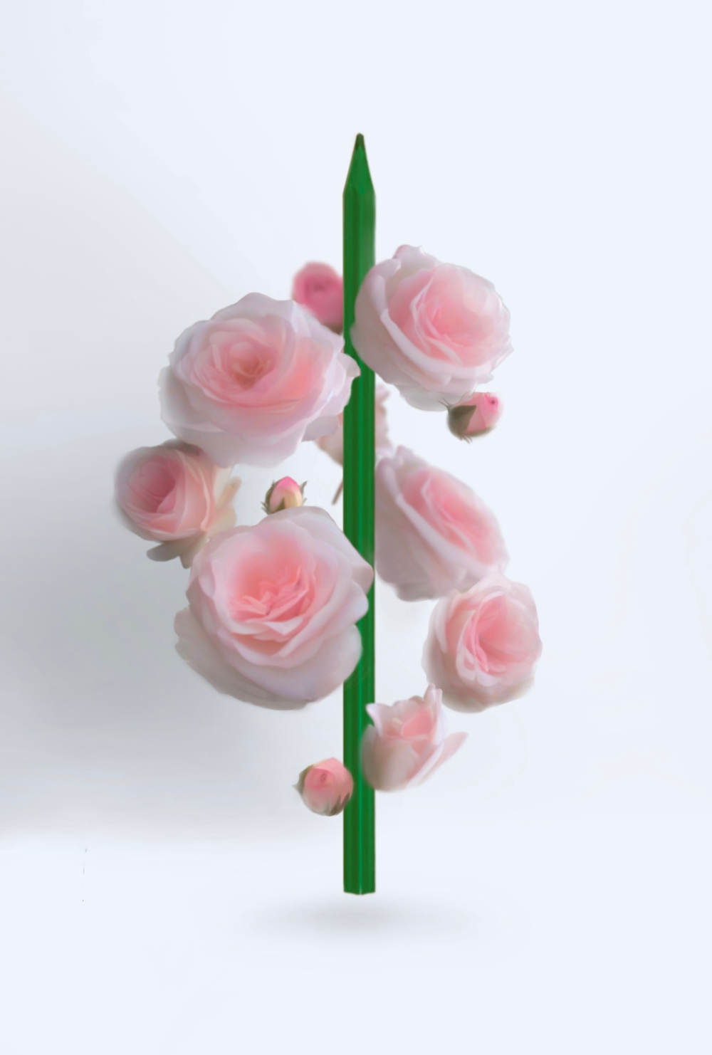 Карандаши цветные с ароматом розы Fine Line Basic 12 цветов