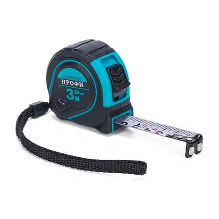 Рулетка в обр.корпусе ПРОФИ с магнитом (3,0 м; 19 мм) "РОСОМАХА" (602319)