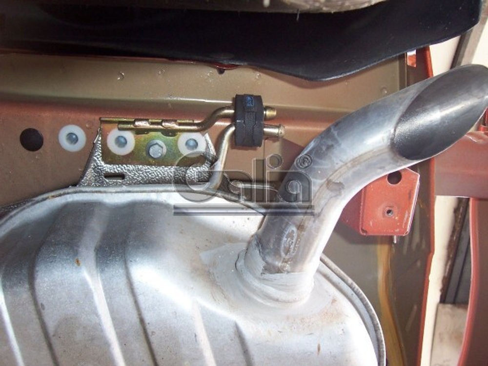 Фаркоп оцинкованный Galia F092A для FIAT Idea 2004-2012, Lancia Musa 2004-2012(паспорт и сертификат в комплекте)(без электрики)