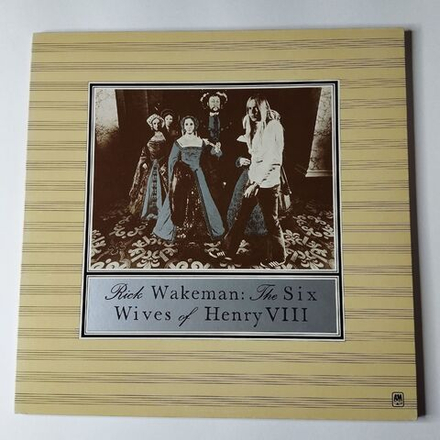 Винтажная виниловая пластинка LP Rick Wakeman The Six Wives Of Henry VIII (Japan 1986) (No Obi) (Promo)