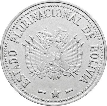 1 боливиано 2012 Боливия