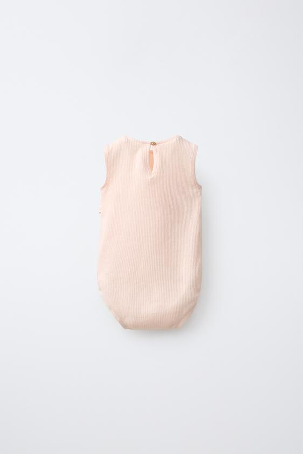 ZARA БОДИ С ВОЛАНАМИ И ВЫШИВКОЙ «СОЛНЦЕ», МАНДАРИНОВЫЙ