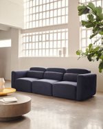 Neom Трехместный модульный диван синего цвета 263 см