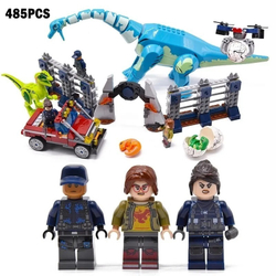 Конструктор 818 Мир Юрского периода (Jurassic World) Укрощение динозавров 82133 485 деталей/Аналог Лего