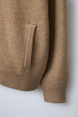 ZARA КАРДИГАН, РЫЖЕВАТО-КОРИЧНЕВЫЙ