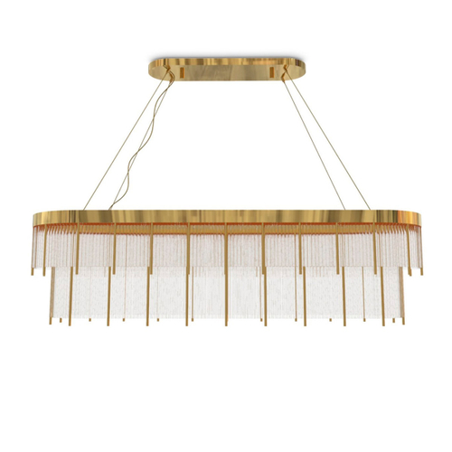 Люстра Cloyd CARTEL-A C14 / шир. 120 см - латунь (арт.10630)