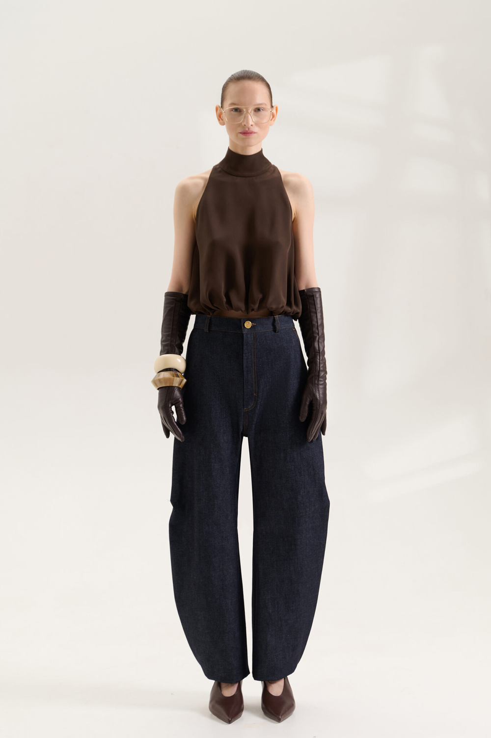 Топ из шелка Tom Choco