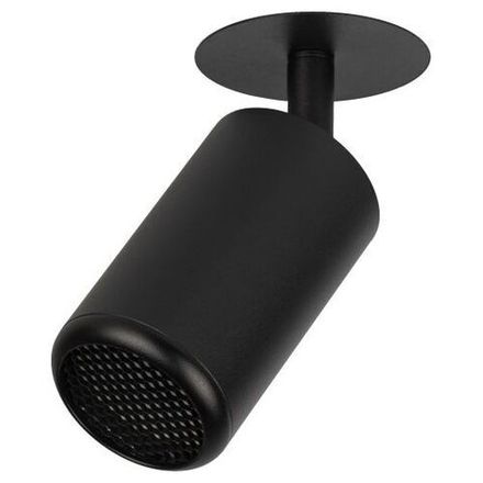 Светильник KL106 MR16 GU5.3 встраив. алюм. BK черн. матов. ЭРА Б0061623