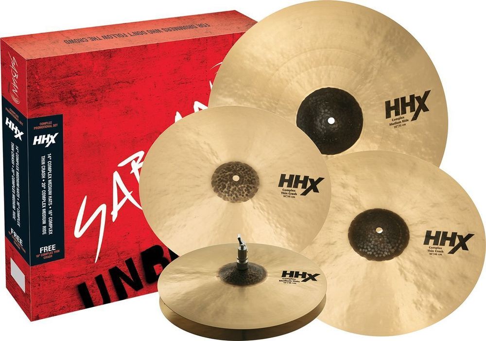 Набор Тарелок (14&quot; Hh, 16&quot; Cr, 20&quot; Rd+18&quot; Cr) Sabian Hhx Complex Promotional Set