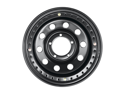 Диск усиленный УАЗ стальной черный 5x139,7 8xR16 d110 ET-24 с бедлоком (черный)