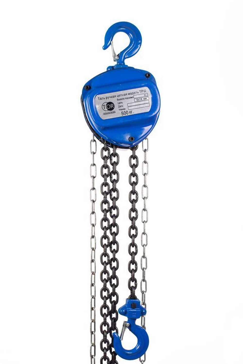 Таль ручная шестеренная TOR ТРШ C 0,5ТХ9М PRO (для тяжелых работ)