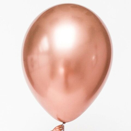 Шары хром розовое золото