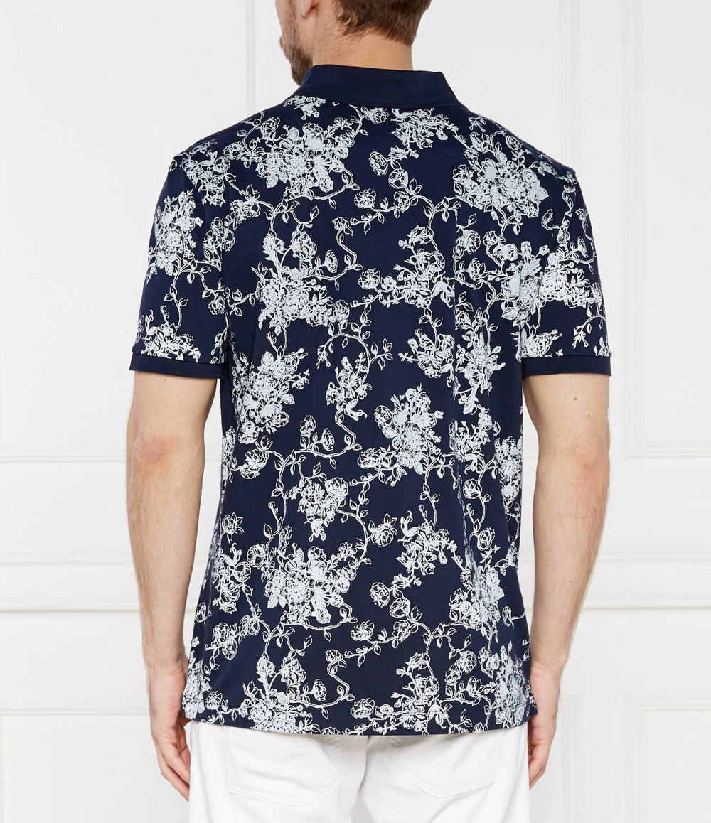 Поло SS AOP OVERDYE GUESS - темно-синий(M4GP08 K7O64)