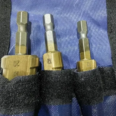 Набор ступенчатых сверл 3 шт. с шестигранным хвостовиком