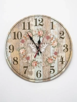 Часы настенные в винтажной раме "Прованс"