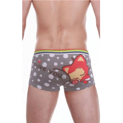 Мужские трусы боксеры серые CBAOOTA zCBA0005