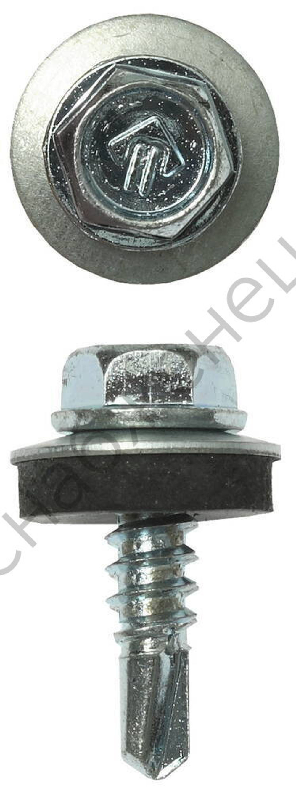 ЗУБР СКМ 19 х 5.5 мм, кровельный саморез, цинк, 500 шт (4-300315-55-019)