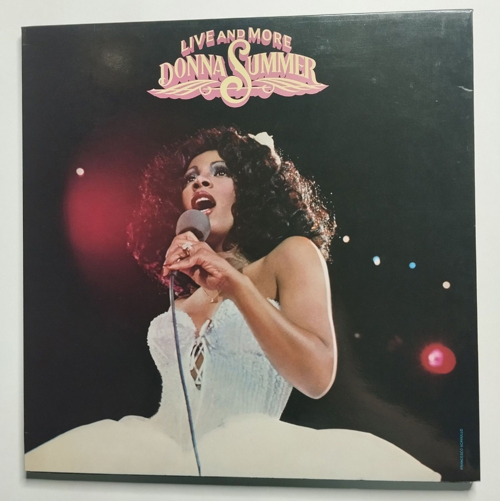 Винтажная виниловая пластинка LP Donna Summer Live And More (Germany 1978)