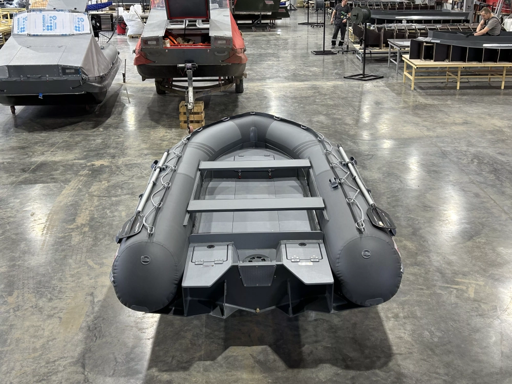 Моторная лодка РИБ Gelium 4300 (низкий борт, ПВХ конус) с доп.опцией