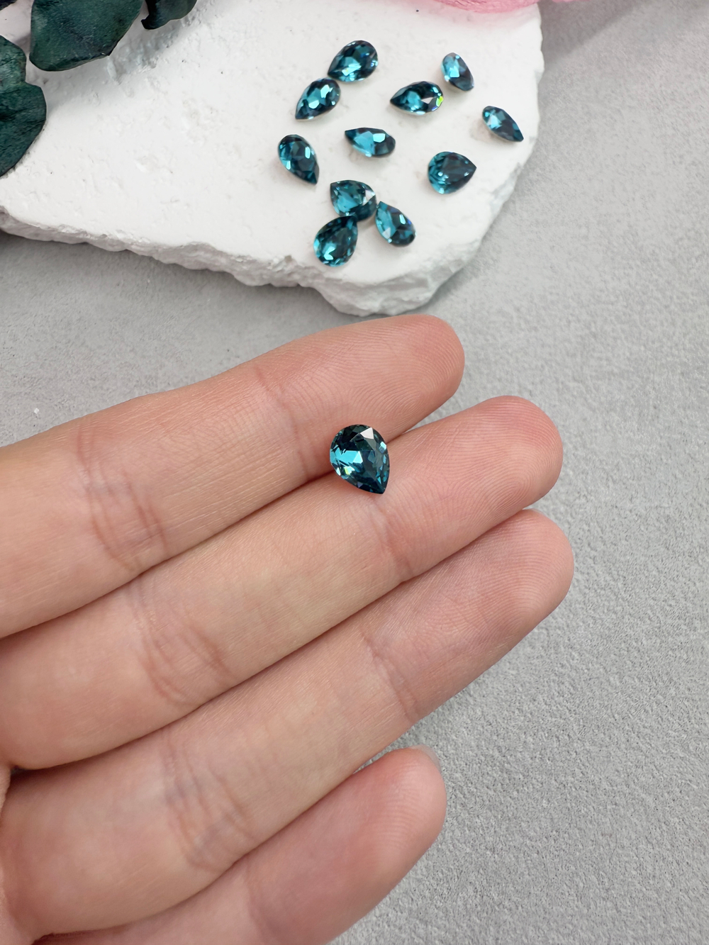 Капля Drop 6*8 мм, Indicolite