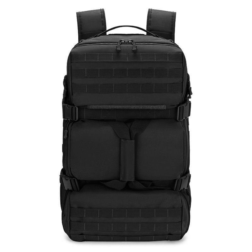 Вместительный тактический рюкзак 60л / чёрный