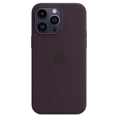 Силиконовый чехол с поддержкой MagSafe Apple Silicone Case для iPhone 14 Pro Max, Elderberry (Черничный)