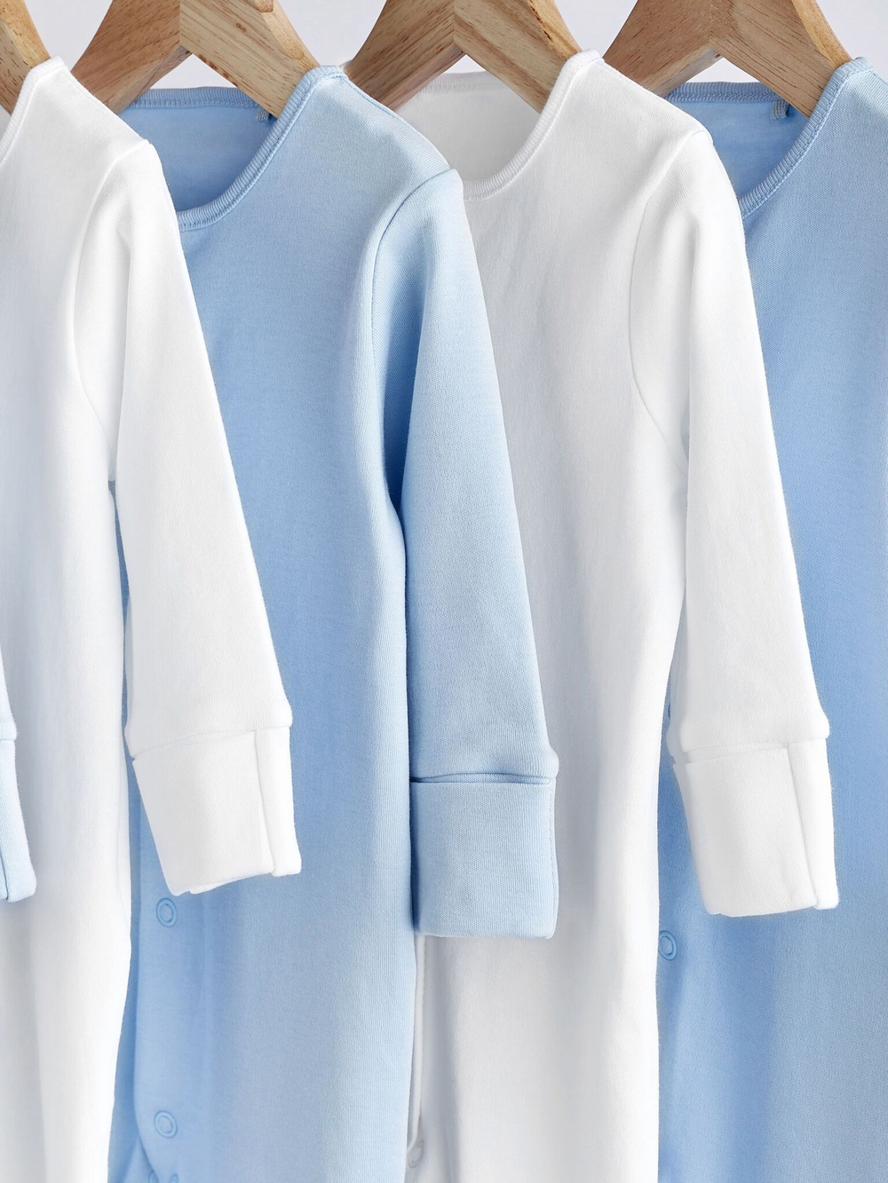 Комбинезон / Cлип для малышей Next 538-373, 5 шт., Белый, Голубой